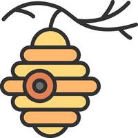 Beehive Clean Sketch Form vector