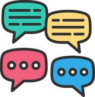 Comments Minimal Graphic Visual vector