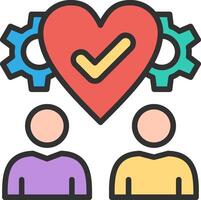 Friendship Gradient Color Form vector