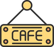 Cafe Neon UI Symbol vector