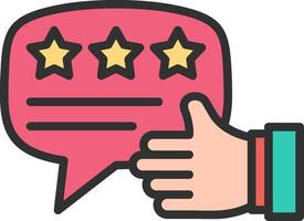 Rating Wireframe App Design vector