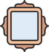 Frame Sleek Visual Mark vector
