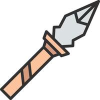 Spear Color Block Badge vector