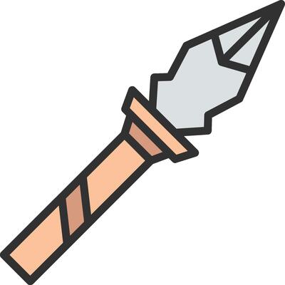 Spear Color Block Badge
