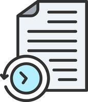 History Tech Styled Form vector