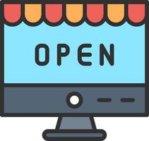 Open Wireframe App Design vector