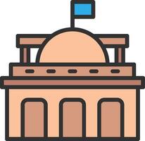 Parliament Futuristic UI Mark vector