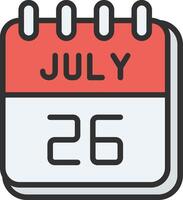 26 July Subtle UI Graphic vector