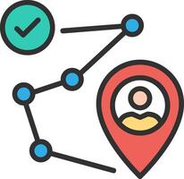 Customer Journey Business App Graphic vector