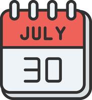 30 July Modern Shape Graphic vector