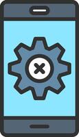 Cease Of Activity Detailed UI Piece vector