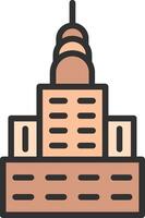 Chrysler Building Business App Graphic vector