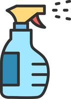 Spray Bottle Web-Based Design Element vector