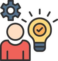 Solution Creative Sketch Element vector