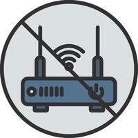 No Router Coded UI Symbol vector