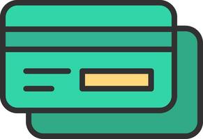 Debit Card Minimal Graphic Visual vector