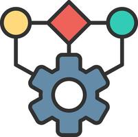 Management Modern Color Symbol vector