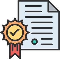 Certificate Web-Based Design Element vector