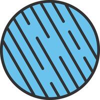 Uranus Monotone Sketch Design vector