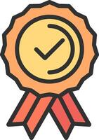 Credibility Simplified Line Mark vector