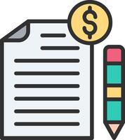 Accounting Subtle UI Graphic vector