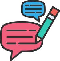 Write Creative Sketch Element vector