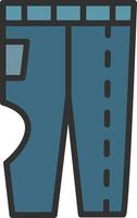 Trouser Web Style Graphic vector