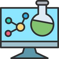 Virtual lab Bright Tone Visual vector