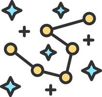 Cassiopeia Web Style Graphic vector