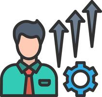 Growth Clean Sketch Form vector