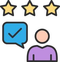 Good Feedback Gradient Themed Symbol vector