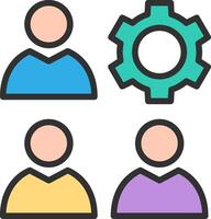 Workforce Simplified Line Mark vector