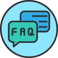 Faq Web Style Graphic vector