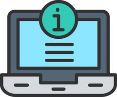 Laptop Smooth UI Symbol vector