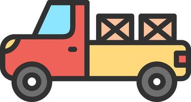 Pick Up Truck Sleek Visual Mark vector