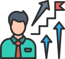 Career Path Smooth App Visual vector
