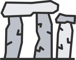 Stonehenge Digital Tech Element vector
