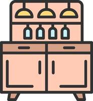 Pub Mobile App Illustration vector