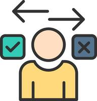 Directional User-Friendly Drawing vector