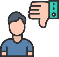 Reputation Loss Responsive App Shape vector
