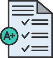 Grading Geometric App Mark vector