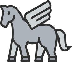 Pegasus Clean Sketch Form vector