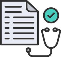 Checkup Gradient Color Form vector