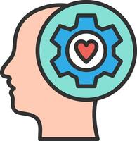 Emotional intelligence Minimal Art Object vector