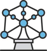 Atomium Vivid App Element vector
