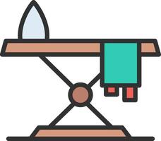 Iron Table Creative Sketch Element vector