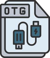 OTG Subtle UI Graphic vector