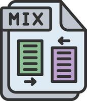 MIX Interactive UI Design vector