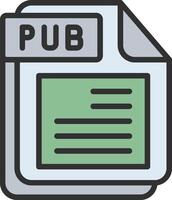 PUB Minimal Design Badge vector