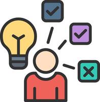 Skills Outlined Frame Object vector